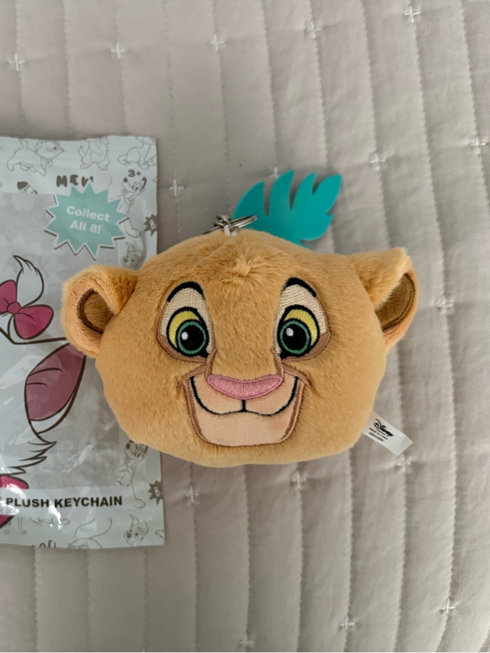 NEW! Disney Cats & Dogs Mystery Plush Keychain - NALA